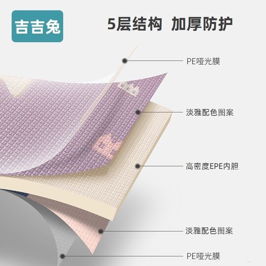 The entire bedside mat is thickened, anti-fall, waterproof and cool-insulating