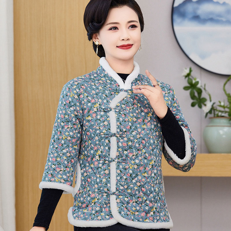 七分袖马甲女妈妈装秋冬季加绒背心短袖棉衣外穿半袖马夹棉袄外套,淘宝优惠券,粉丝福利购,淘宝优惠卷