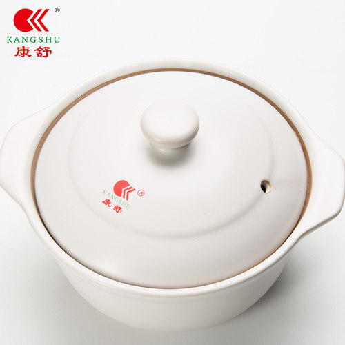 康舒砂锅陶瓷煲家用耐高温明火砂锅炖锅燃气用熬粥煲汤土锅汤煲 - 图1