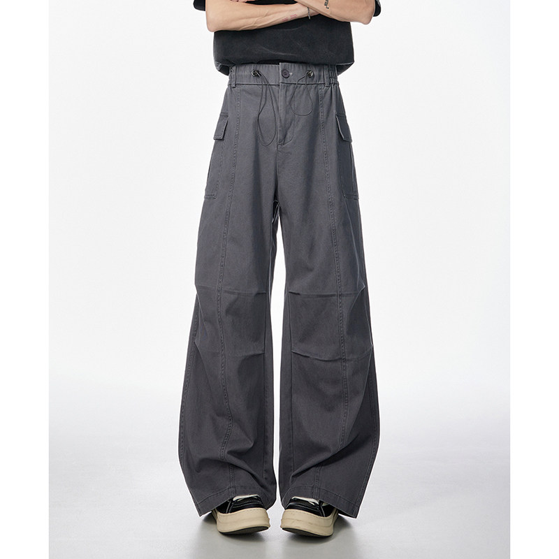 班尼路纯棉工装阔腿裤男春秋季2026新款男士宽松直筒休闲长裤子E,淘宝优惠券,粉丝福利购,淘宝优惠卷