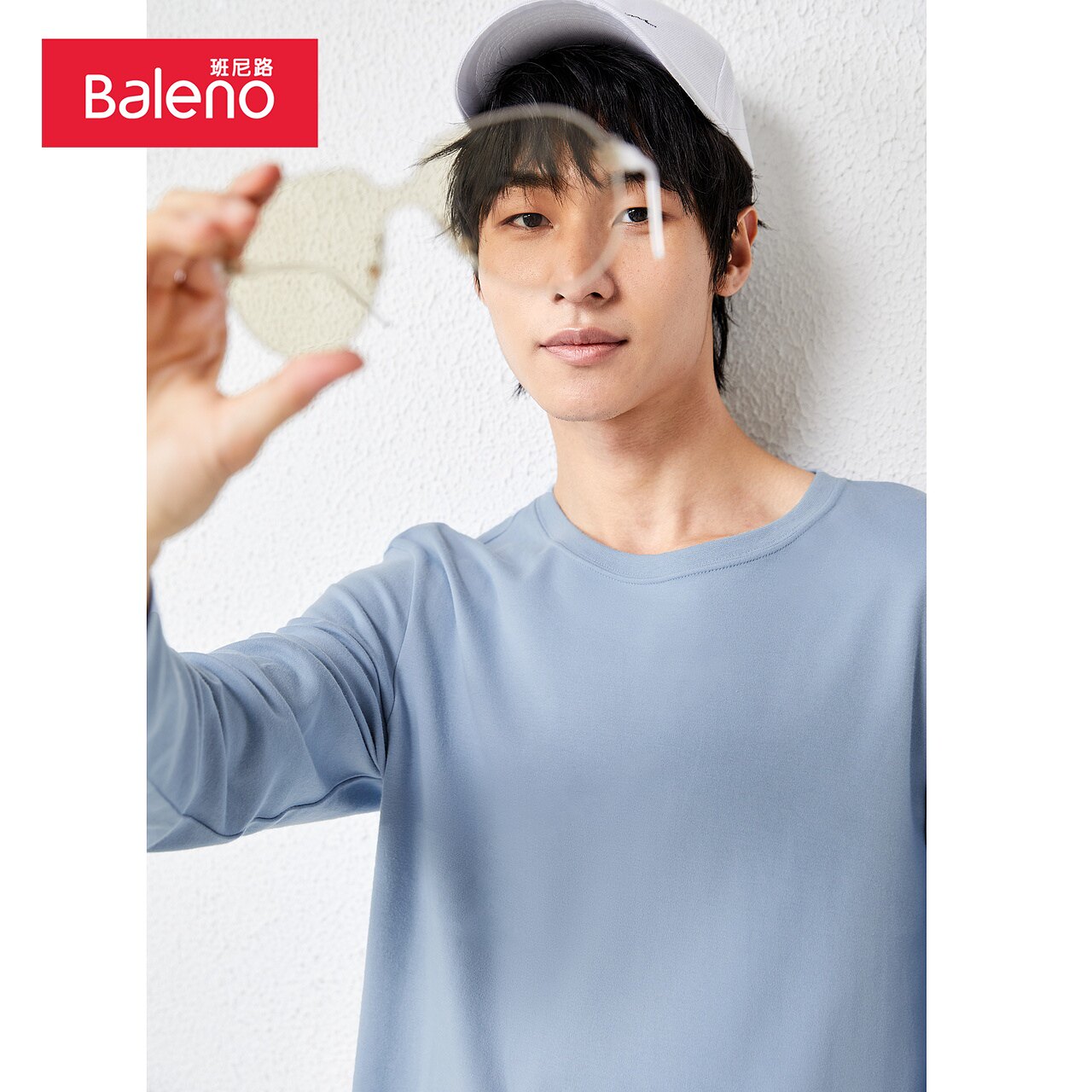 班尼路2021秋冬新款日系休闲男t恤 baleno班尼路T恤