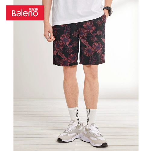 Benny Road Light Printing Shorts мужчина