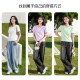 Baleno S&K Series Apricot Shoulder T-Shirt ແຂນສັ້ນຂອງຜູ້ຍິງ
