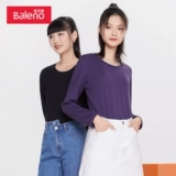 Tide, осенний приятный телу лонгслив для отдыха, круглый воротник, оверсайз