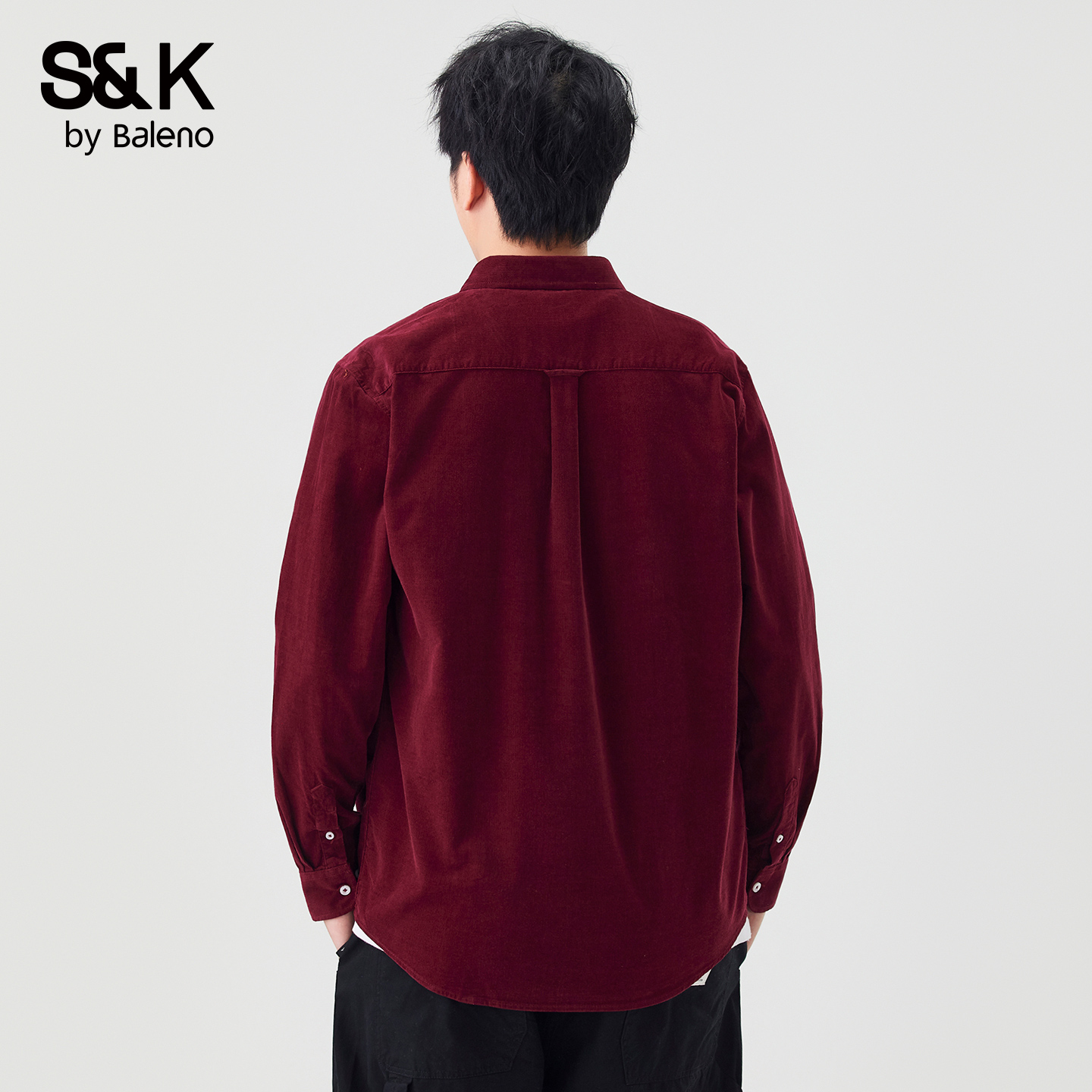 班尼路SK衬衫男士2025秋季新款港风痞帅潮流宽松纯棉长袖外套男MS - 图3