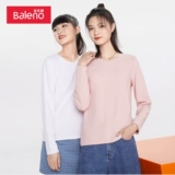 Tide, осенний приятный телу лонгслив для отдыха, круглый воротник, оверсайз