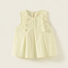 Girls' fungus-edged doll shirt summer 2026 new children's summer great-looking sleeveless shirt children's clothing shirt