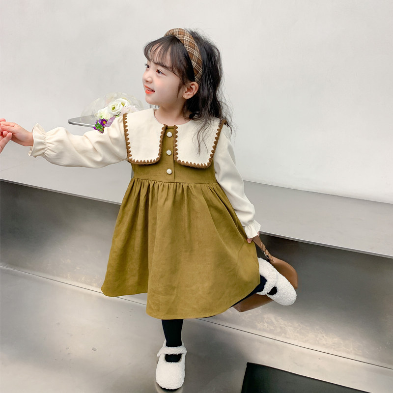 女童连衣裙春秋2026新款宝宝衣服拜年服小女孩裙子儿童加绒公主裙,淘宝优惠券,粉丝福利购,淘宝优惠卷