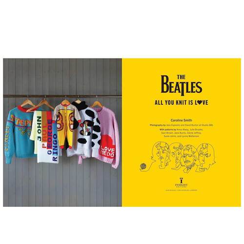 【预售】披头士：官方钩织书All You Knit Is Love: The Official Beatles Knitting Book 英文进口原版手工制作图书Smith  Carol - 图0