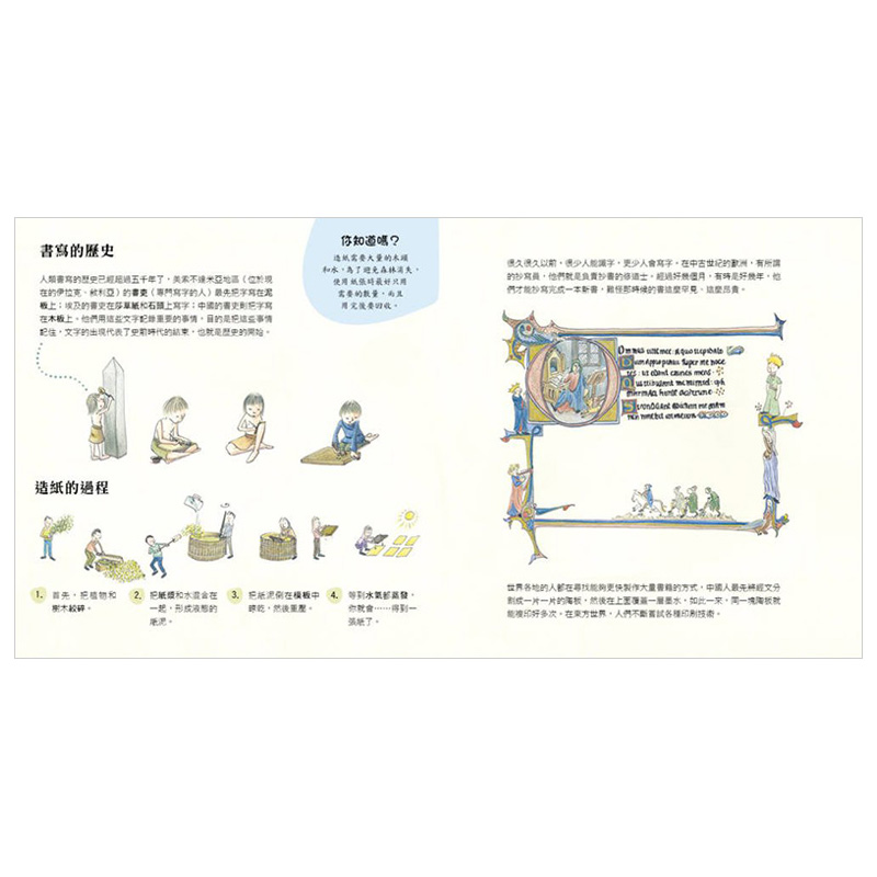 【现货】一本书的诞生儿童绘本港台原版图书籍台版正版繁体中文弗伦斯德卡特 Florence Ducatteau-图2