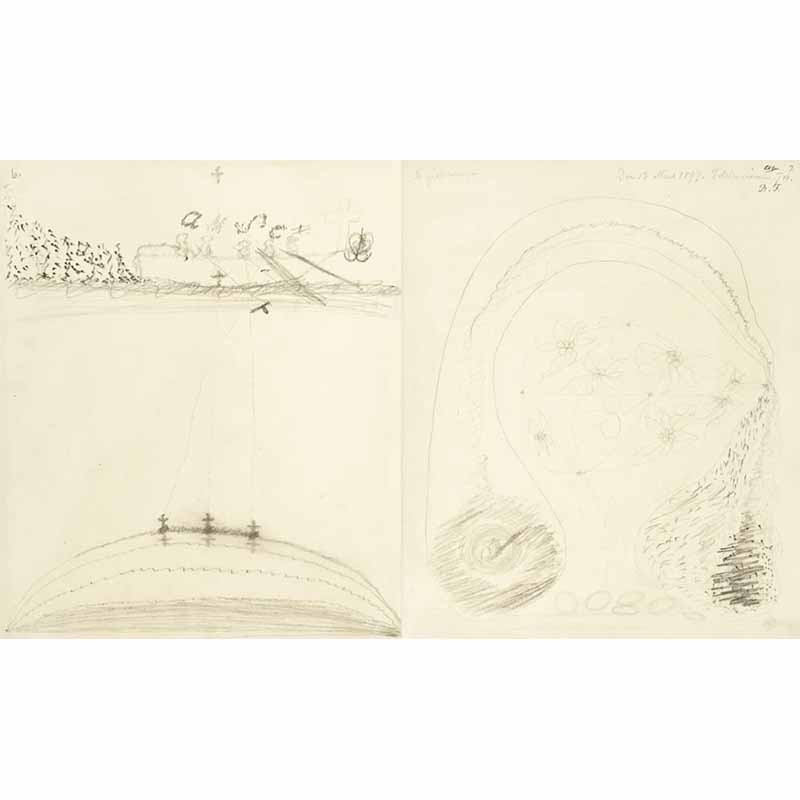 【现货】The Five’s Sketchbooks希尔玛·阿夫·克林特：Hilma af Klint and Anna Cassel艺术家/艺术工作室 Stolpe Publishing - 图3