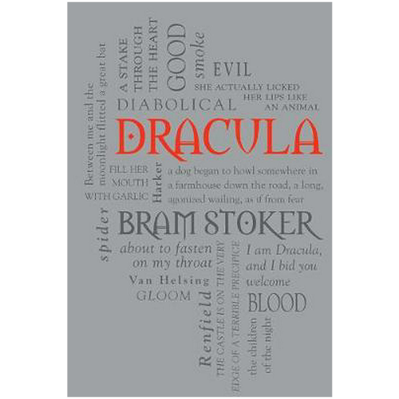 【现货】 Word Cloud Classics 字云经典系列 Dracula 德古拉 Bram Stoker 布莱姆·斯托克 英文原版 词云经典系列 文学惊悚小说 - 图0