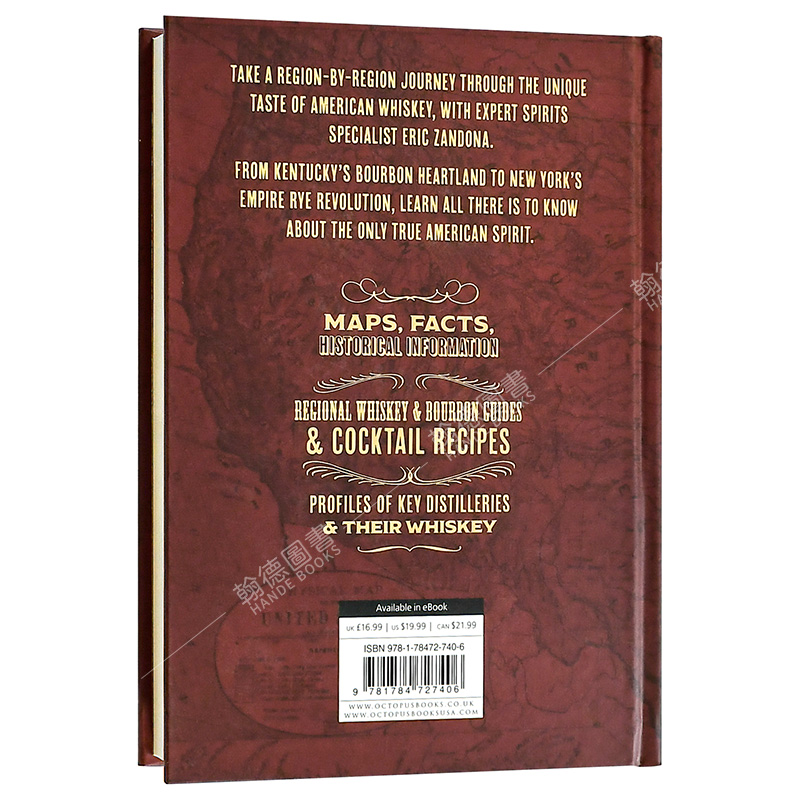 【现货】 The Atlas of Bourbon and American Whiskey 美国波旁和威士忌图集 英文原版图书籍进口正版 餐饮酒类指南 - 图3