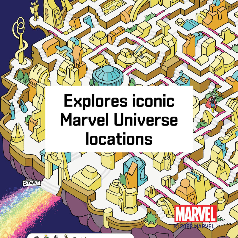 【现货】Marvel Mazes，漫威迷宫 英文原版图书籍进口正版 Sean C.Jackson 生活综合 - 图2