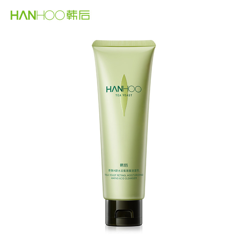 韩后茶酵a醇女深层清洁毛孔洗面奶 韩后佳芬洁面