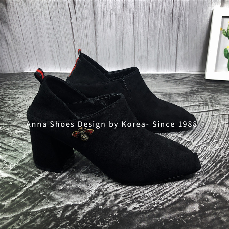 商场撤柜2023年新款方头深口单鞋女秋冬两穿高跟鞋方头粗跟女鞋靴,淘宝优惠券,粉丝福利购,淘宝优惠卷