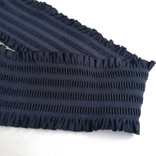 Аксессуары для одежды DIY, с высоким эластичным лотосным сантиметровым сантиметром плиссированных кружев