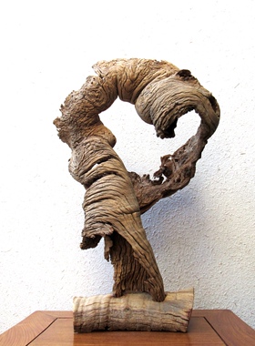 千年胡杨风化老木原木随形根艺摆件自然禅意艺术创意家居收藏饰品