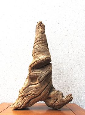 千年胡杨风化老木原木随形根艺摆件自然禅意艺术创意家居收藏饰品