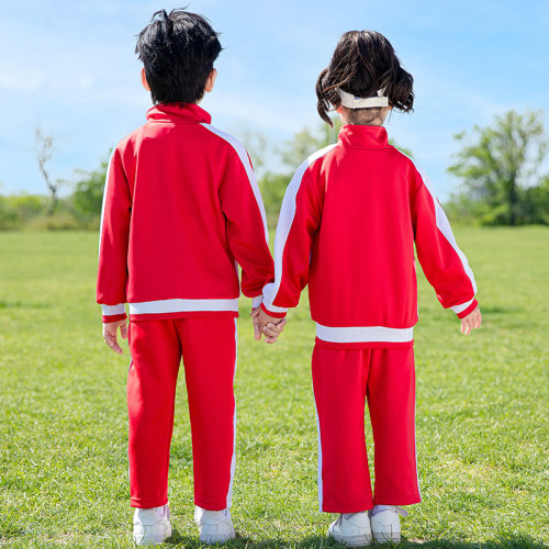 2025中小学生运动校服英伦幼儿园班服春秋款男童女童儿童长袖套装 - 图3