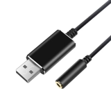 Weige USB -внешний звуковой конвертер настольный хост компьютера подключение 3,5 мм аудио -интерфейс Независимый микрофон ротор PS4 Link Universal Apple наушники Audio Live E -Sports