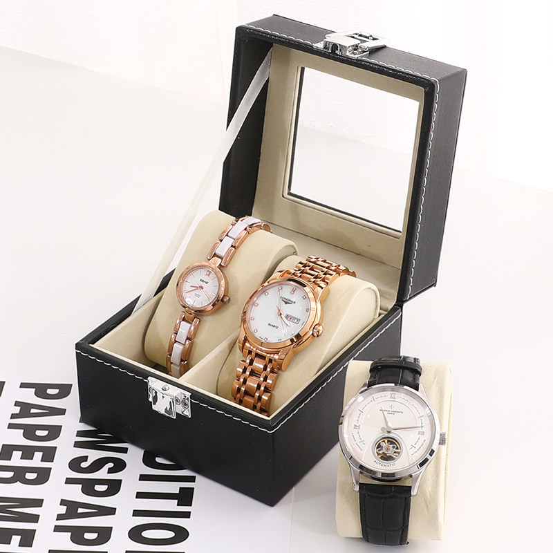经典表盒手表收纳盒玻璃天窗腕表展示盒多只装机械表首饰盒大容量,淘宝优惠券,粉丝福利购,淘宝优惠卷