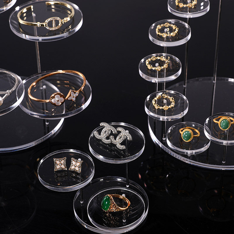 亚克力阶梯展示架化妆品收纳架多功能饰品店古玩摆件展架手办架,淘宝优惠券,粉丝福利购,淘宝优惠卷