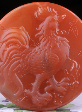 梅林达旗舰店天然南红玛瑙吊坠