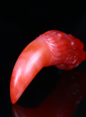 梅林达男女南红玛瑙龙牙吊坠