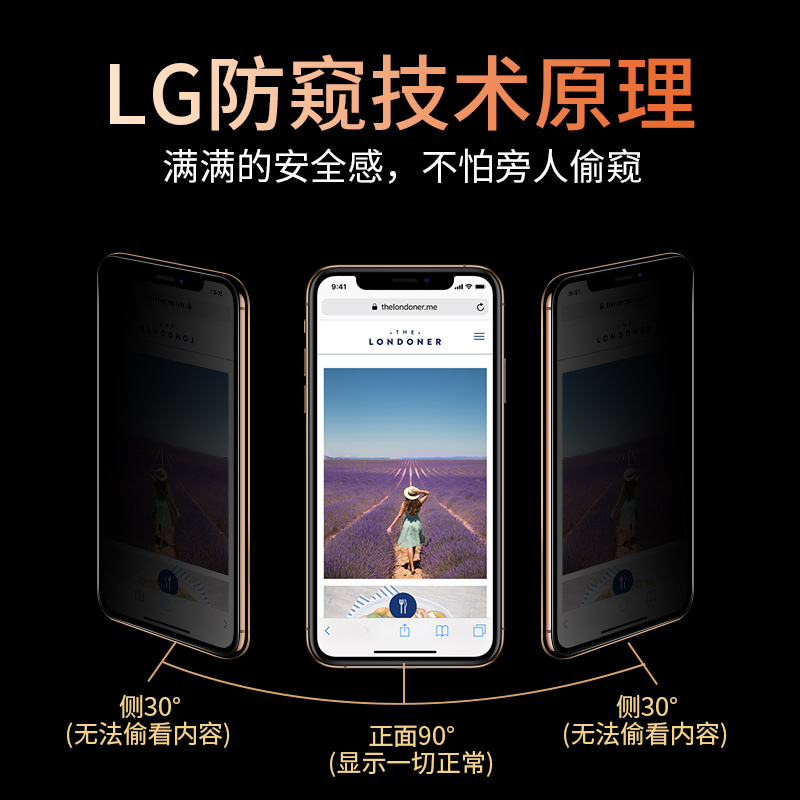 适用iPhoneX钢化膜防窥11Pro苹果11防窥膜11ProMax防偷窥iPhoneXr全屏iPhoneXsMax覆盖XR手机xs max贴偷瞄8X - 图1