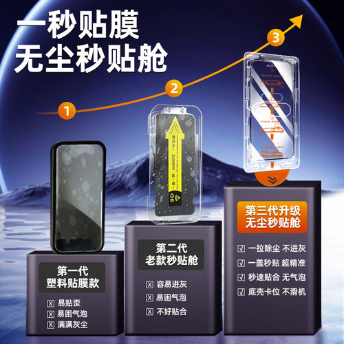 无尘仓创霸适用iqoo12钢化膜iqooneo9spro手机膜15vivos50z9turbo+10全屏13/11贴8z5防窥neo6se7十新款s30s19 - 图0