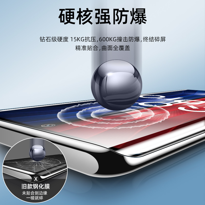 创霸旗舰店iqoo8pro钢化膜vivoiqoo8手机膜vivo全屏覆盖iq00防窥iq水凝icoo曲面屏防窥膜爱酷全包iooq原装全胶保护贴膜p1