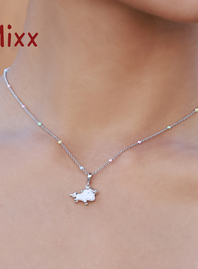 Mixx靡诗新年新品冷珐琅小马项链马年生肖礼物