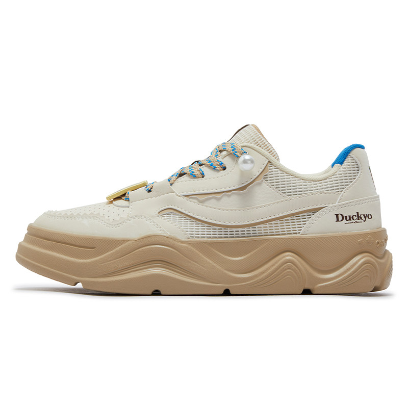 【珍珠鸭】361小刘鸭联名板鞋女运动鞋2025秋季透气鞋子休闲鞋女,淘宝优惠券,粉丝福利购,淘宝优惠卷