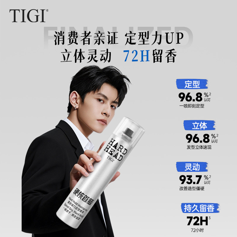TIGI体吉发胶定型喷雾男女士头发自然蓬松发蜡干胶持久清香旅行装,淘宝优惠券,粉丝福利购,淘宝优惠卷