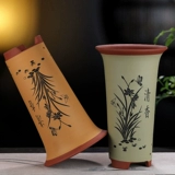 Фиолетовый песчаный цветочный горшок посвященные фиолетовые песчаные орхидеи сочные цветочные горшки Производитель прямой продажа бонсай джентльмен Орхидея Специальное предложение очистка