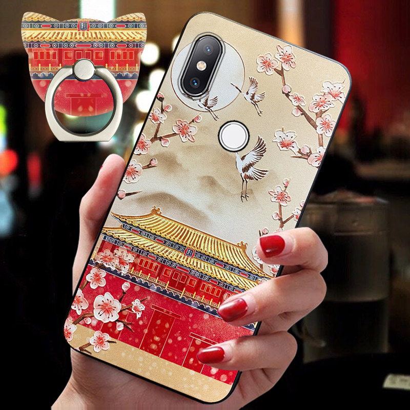 上新了故宫小米mix2s手机壳中国风米mix2潮牌女mi2s硅胶软壳mis2s全包防摔复古网红同款古风男潮保护壳限量版 - 图1