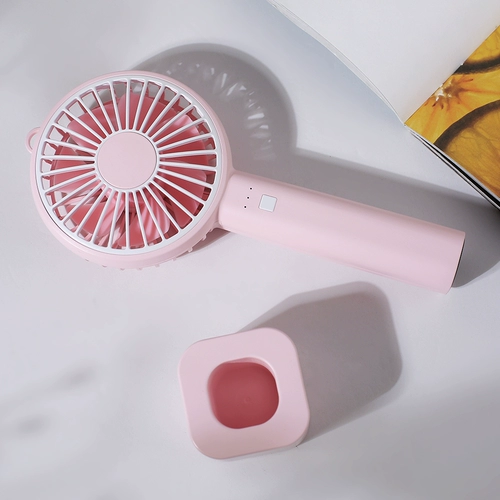 能适 Маленький портативный настольный милый вентилятор для школьников, делается под заказ, с печатью вашего логотипа, подарок на день рождения, «сделай сам»