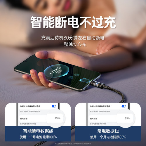 自动断电】能适100W适用vivo iqoo充电器X30pro线tpye闪充x100数据线Neo3原typec快充9s手机专用30安卓y27X80 - 图1