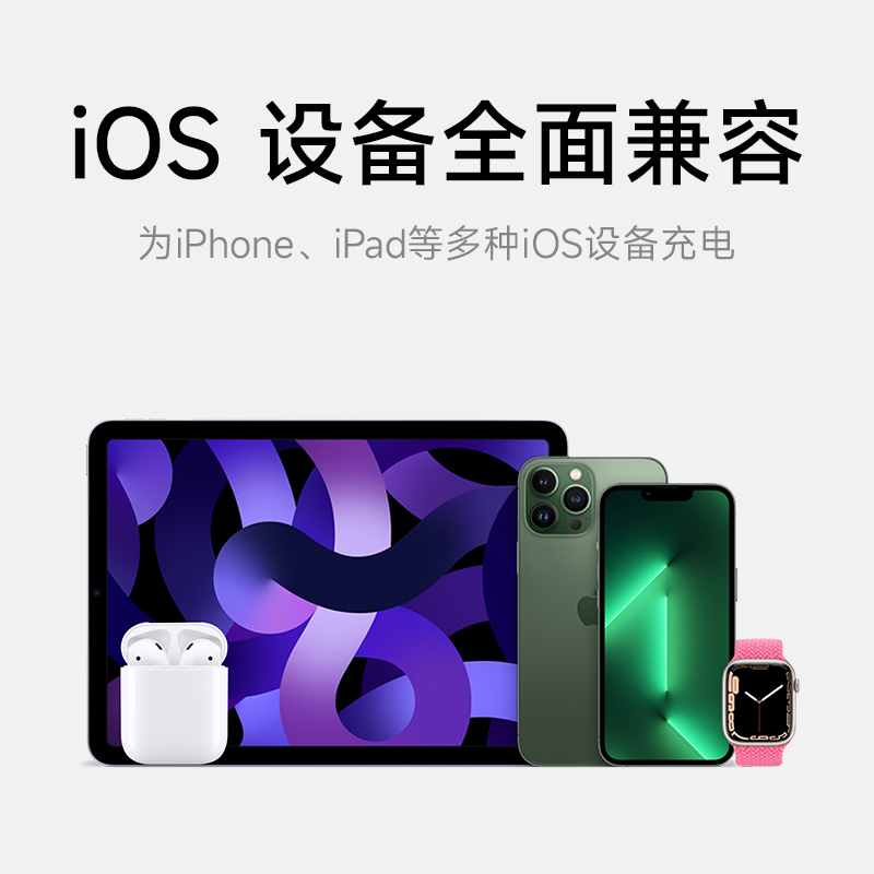 能适 苹果充电器头适用iphone8Plus套装11手机12专用ipad平板快速5W1A数据线7p快充usb插头pro通用6s一套xs冲