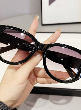 欧美风墨镜女高级感大脸男士太阳镜防紫外线2026年复古眼镜网红款