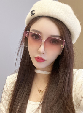 高级感太阳镜大脸防紫外线简约女