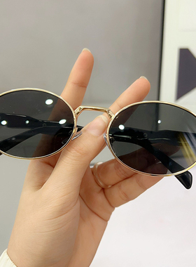 新款墨镜女大脸显瘦ins潮复古防紫外线强光太阳眼镜高级感小脸款