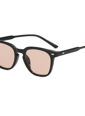 复古黑框茶色眼镜素颜神器墨镜女gm太阳镜2022年新款开车太阳镜