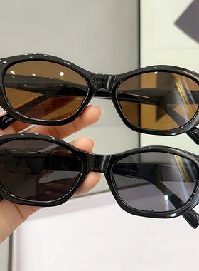 新款复古墨镜韩版潮ins网红高级感拍照凹造型防紫外线太阳眼镜潮