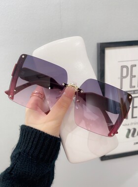 【亏本清仓】墨镜女防紫外线圆脸大脸显瘦眼睛高级感太阳镜夏街拍