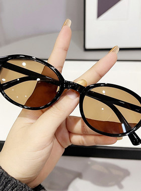 茶色墨镜女高级感大脸男士太阳镜防紫外线2026年开车眼镜网红同款