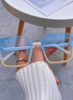 太阳镜女2022年新款防晒港风大脸gm墨镜夏显脸小圆脸防紫外线眼镜