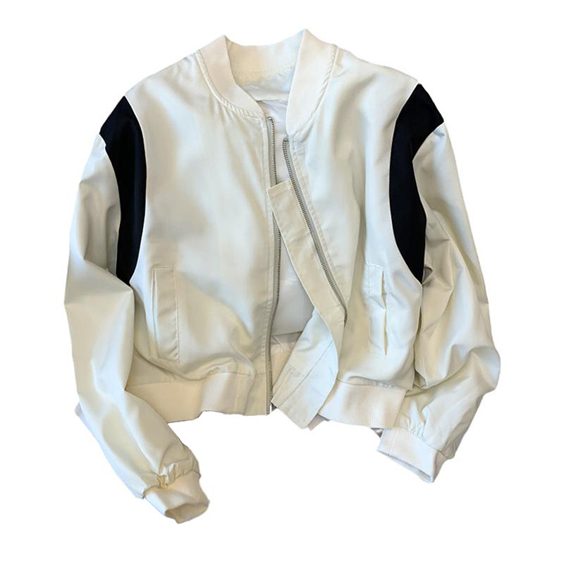 复古港风chic棒球服女2024秋季新款设计感洋气小个子短款夹克外套,淘宝优惠券,粉丝福利购,淘宝优惠卷