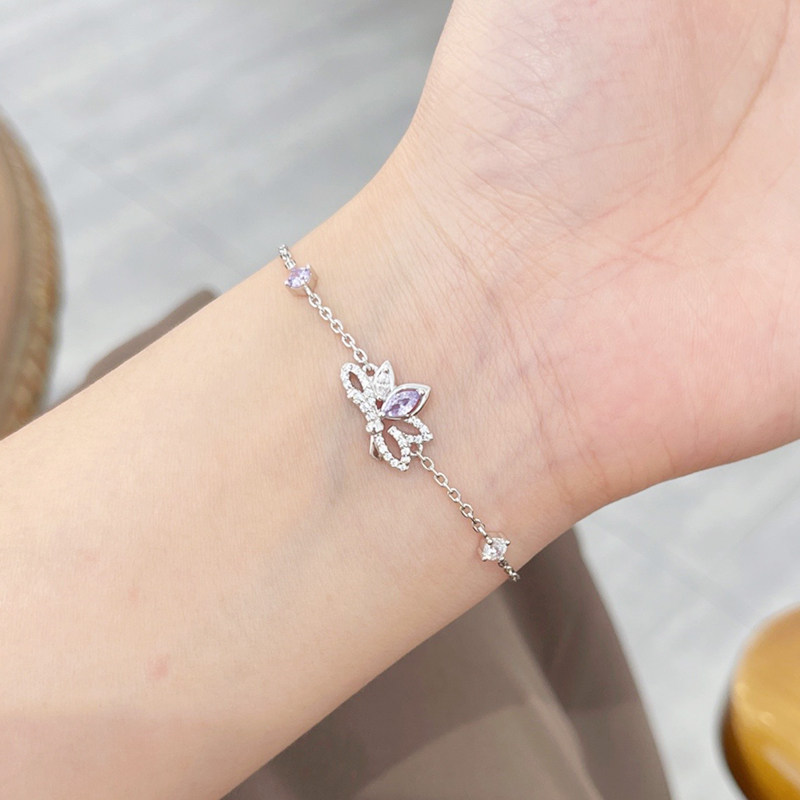 王者荣耀手链王者荣耀西施幻纱之灵清莲S925银手链女轻奢小众设计同学闺蜜礼物